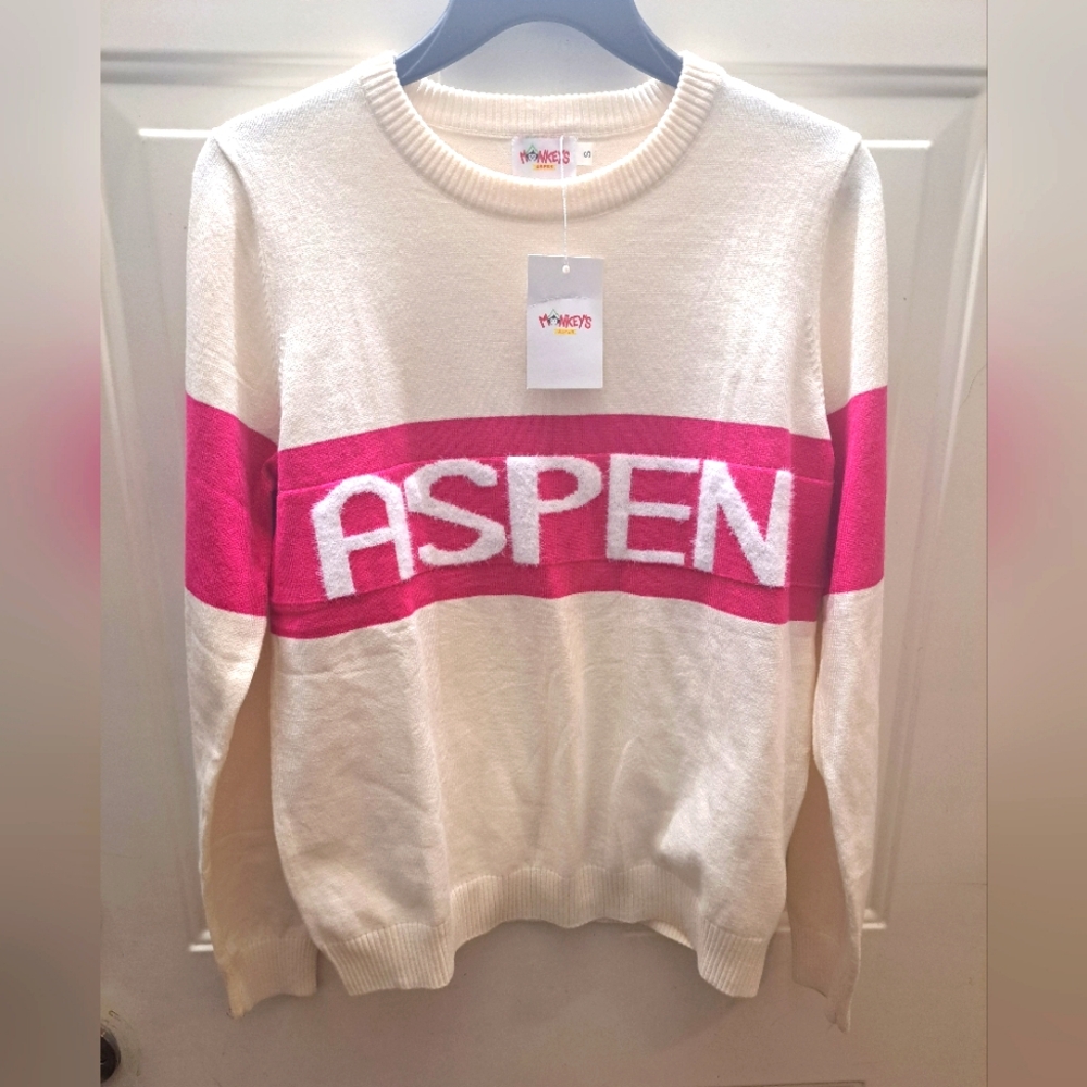 Monkey's Aspen Sweater NEW size S.